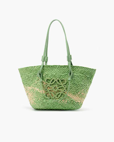 Large Handwoven Raffia Beach Tote Bag