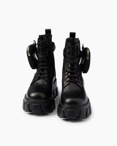Leather & Re-Nylon Boots for Urban Winter Walk