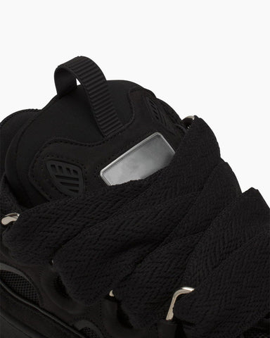 Black Leather Sneakers for Luxury 90s Skate Style