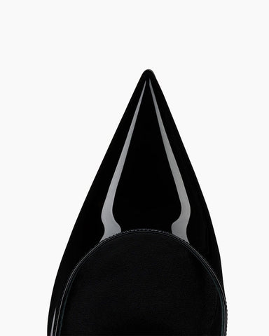 Black Patent Pumps for Executive Power Dressing