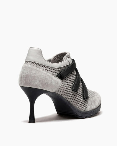 (Pre-sale) Breathable Mesh Triple-Strap Sneaker Heels