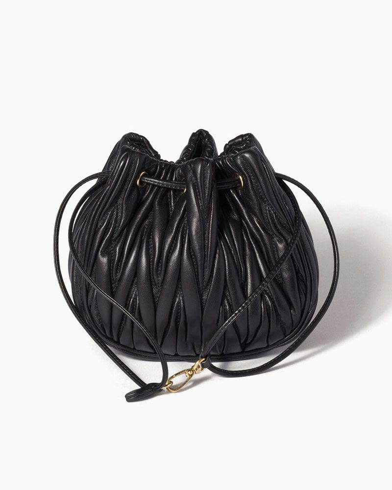 Nappa Leather Drawstring Pouch