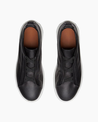 Men's Luxury Slip-On Leather Sneakers
