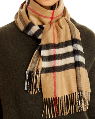 Women's Plaid Wool Shawl Winter Warmth