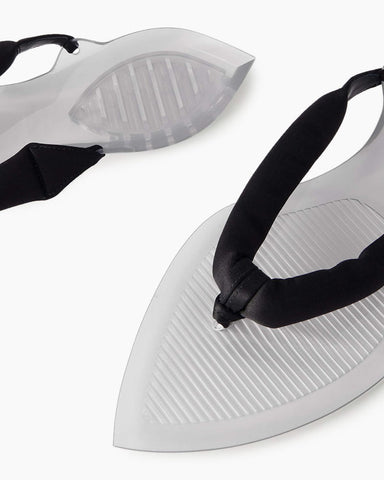Knotted Strap Jelly Flip-Flop Sandals