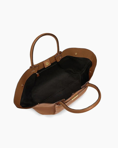 Women's New York Belted Leather Tote Bag