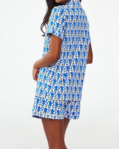Monkey Polo Pajamas Short Style