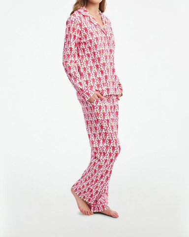 Monkey Polo Pajamas Long Style