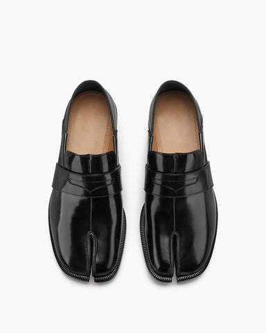Women's Avant-Garde Glossy Split-Toe Loafer