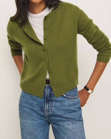 Women’s Long Sleeve Knit Button-Down Cardigan