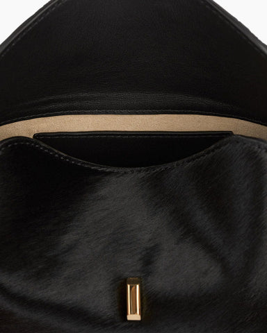 (Pre-sale)Mini T-Lock Clutch in Leopard Print Pony Hair