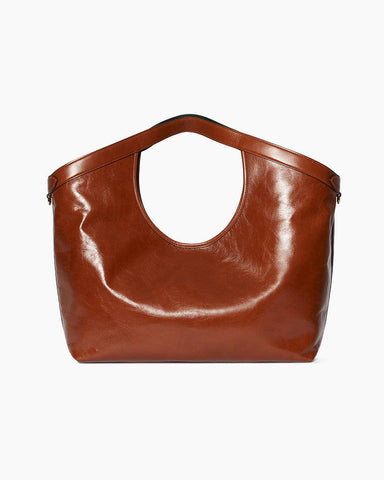 Large Black Leather Tote for Executive Daily Commutes