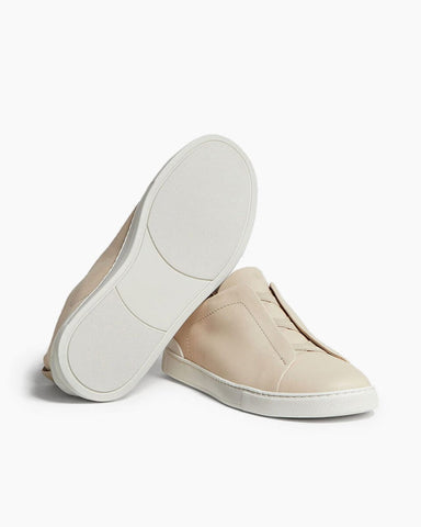 Black Leather Sneakers for First-Class Business Travel