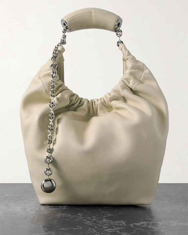 Small Burgundy Nappa Bag for Artful City Living