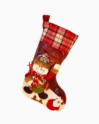 Needlepoint Personalized Christmas Stocking (Style B)