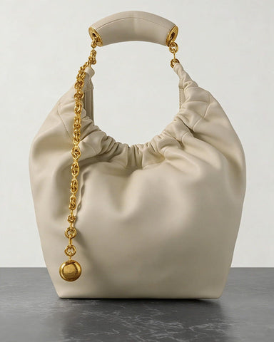 Small Burgundy Nappa Bag for Artful City Living