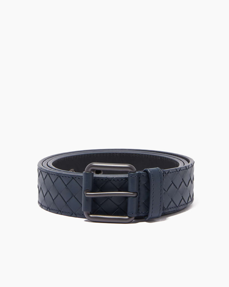 Refined Everyday Woven Leather Belt