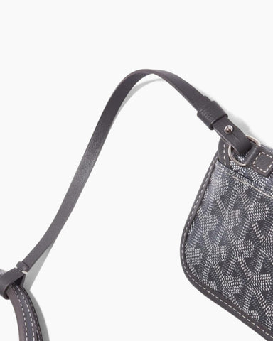 Mini Reversible Leather Canvas Tote Bag