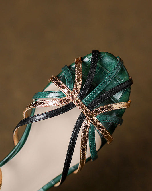 Vintage-Garden-Party-Leather-Block-Heel-Sandals-9