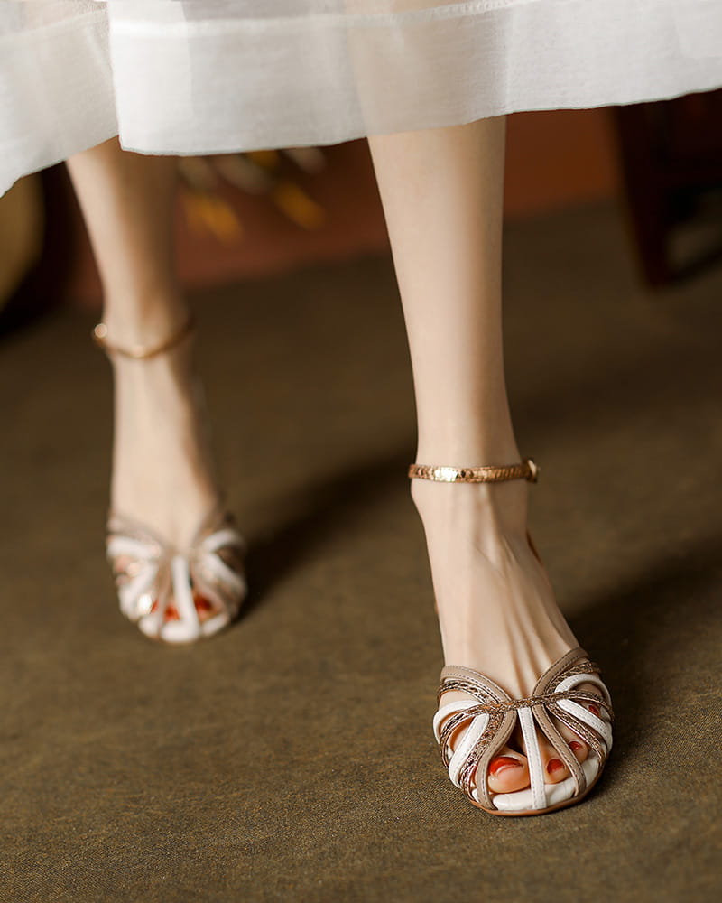 Vintage-Garden-Party-Leather-Block-Heel-Sandals-7