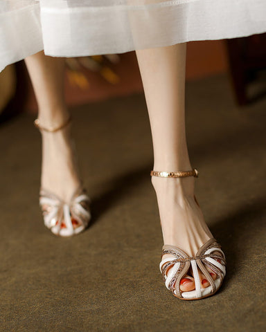 Vintage-Garden-Party-Leather-Block-Heel-Sandals-7