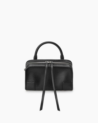 Mini Nappa Leather Convertible Top-Handle Bag