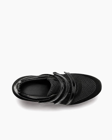 (Pre-sale) Breathable Mesh Triple-Strap Sneaker Heels