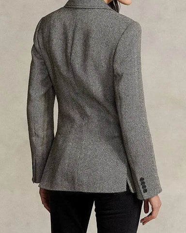 (Pre-Order)Women's Herringbone Blazer