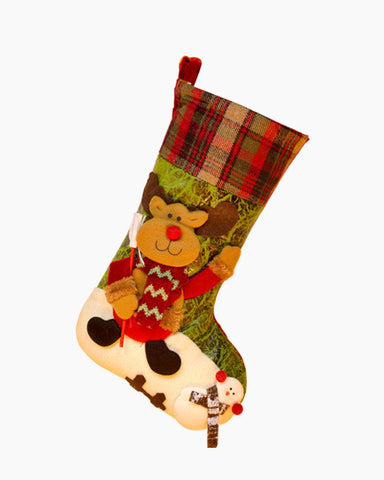 Needlepoint Personalized Christmas Stocking (Style B)