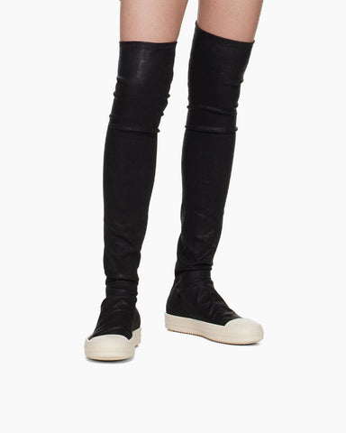 Black&White Hollywood High Sock Sneaks Tall Boots