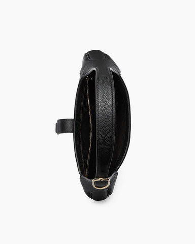 Medium Hobo Bag Black Leather