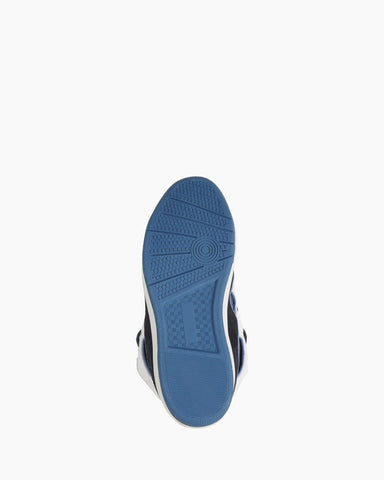 Blue & White Sneakers for Fresh Summer City Strolls