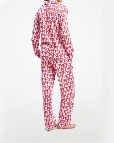 Monkey Polo Pajamas Long Style
