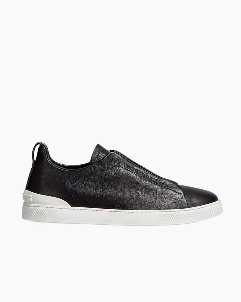 Men's Luxury Slip-On Leather Sneakers
