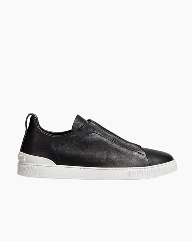 Men's Luxury Slip-On Leather Sneakers
