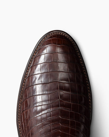Premium Crocodile Print Boot For Urban Outings
