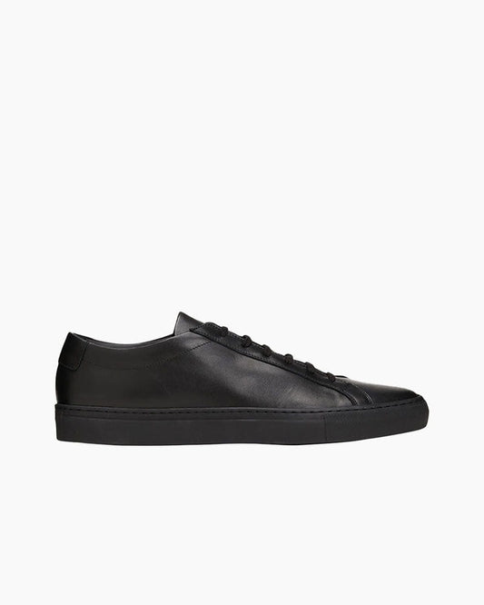 minimalist-essential-black-leather-gold-stamped-sneakers