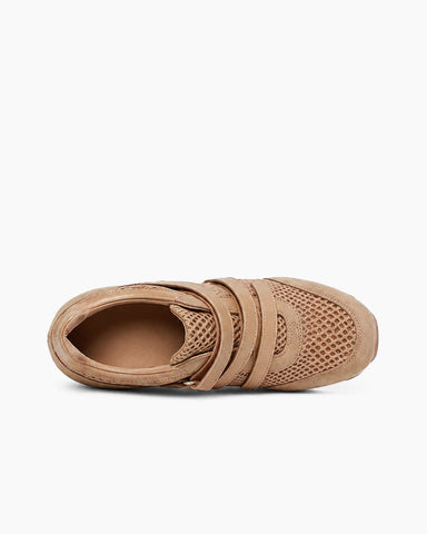 (Pre-sale) Breathable Mesh Triple-Strap Sneaker Heels