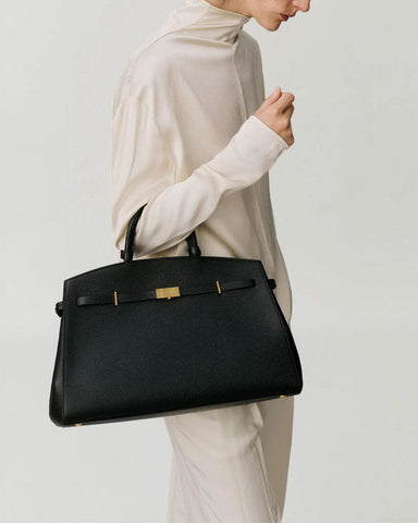 Women's Elegant Structured Top Handle Bag