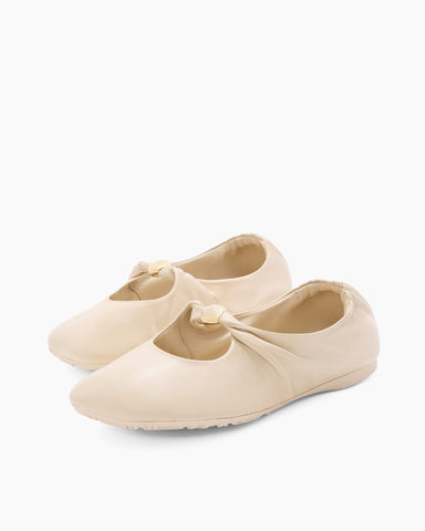 Women’s Casual Soft Leather Ballerina Shoes