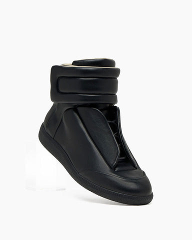 Leather High-Tops for Avant-Garde Streetwear Looks