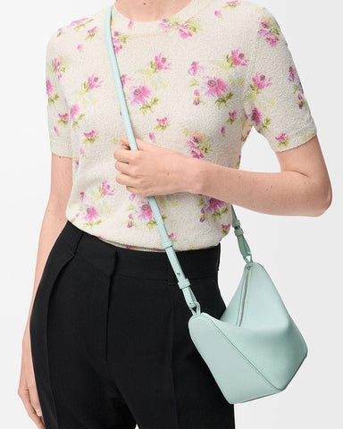 Small Convertible Leather Purse Unique Shape