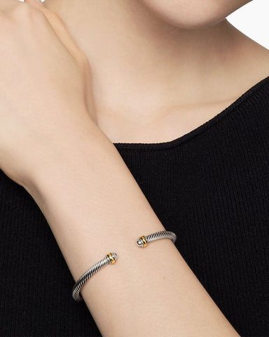 Classic Cable Bracelet, 4mm