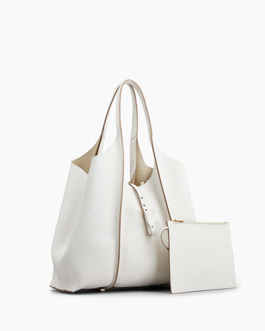 T Timeless Leather Tote Bag for Everyday Use