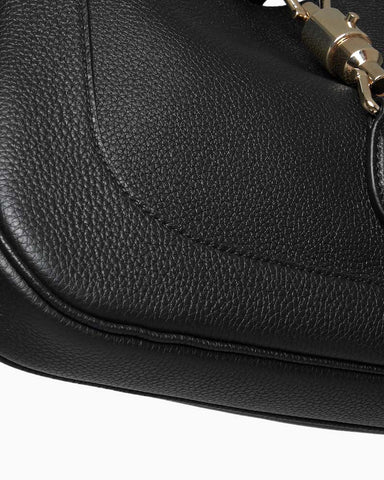 Medium Hobo Bag Black Leather