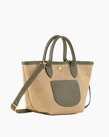 Women's Refined Elegant XS Hand Raffia Basket Bag