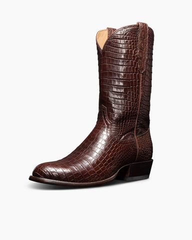 Premium Crocodile Print Boot For Urban Outings