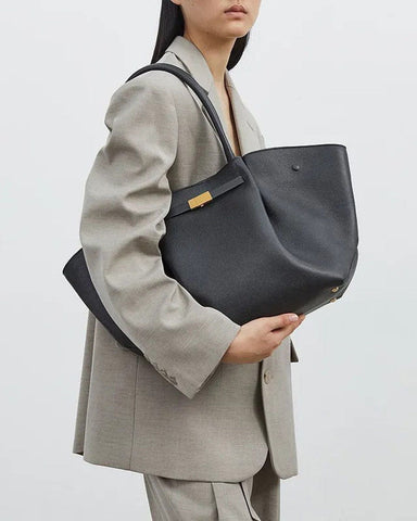 Women's New York Belted Leather Tote Bag