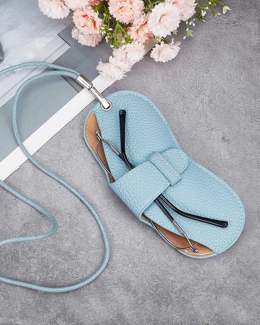top-grain-cowhide-outdoor-travel-neck-strap-glasses-pouch