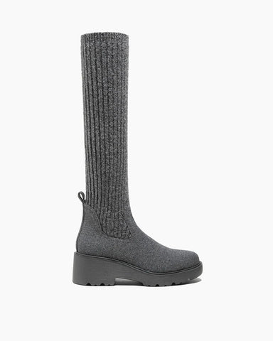 pre-salewomens-winter-outdoor-chunky-wool-platform-knee-high-boot
